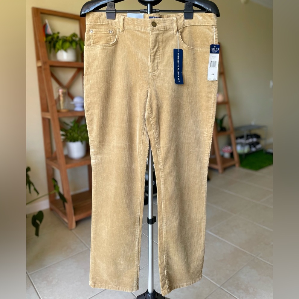CHAPS Slim Corduroy Pants